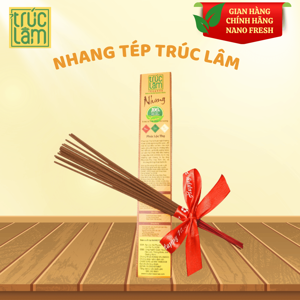 NHANG SẠCH THẢO DƯỢC TRÚC LÂM - LOẠI TÉP
