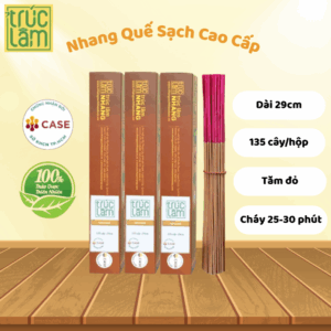 Nhang sạch thảo dược Trúc Lâm - Quế
