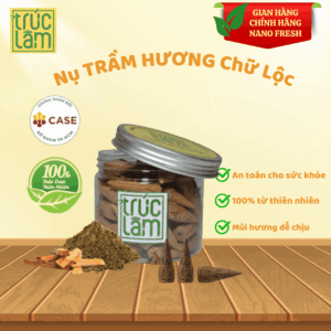 HỘP NHANG NỤ TRẦM HƯƠNG CHỮ LỘC (50 Nụ/ Hộp)