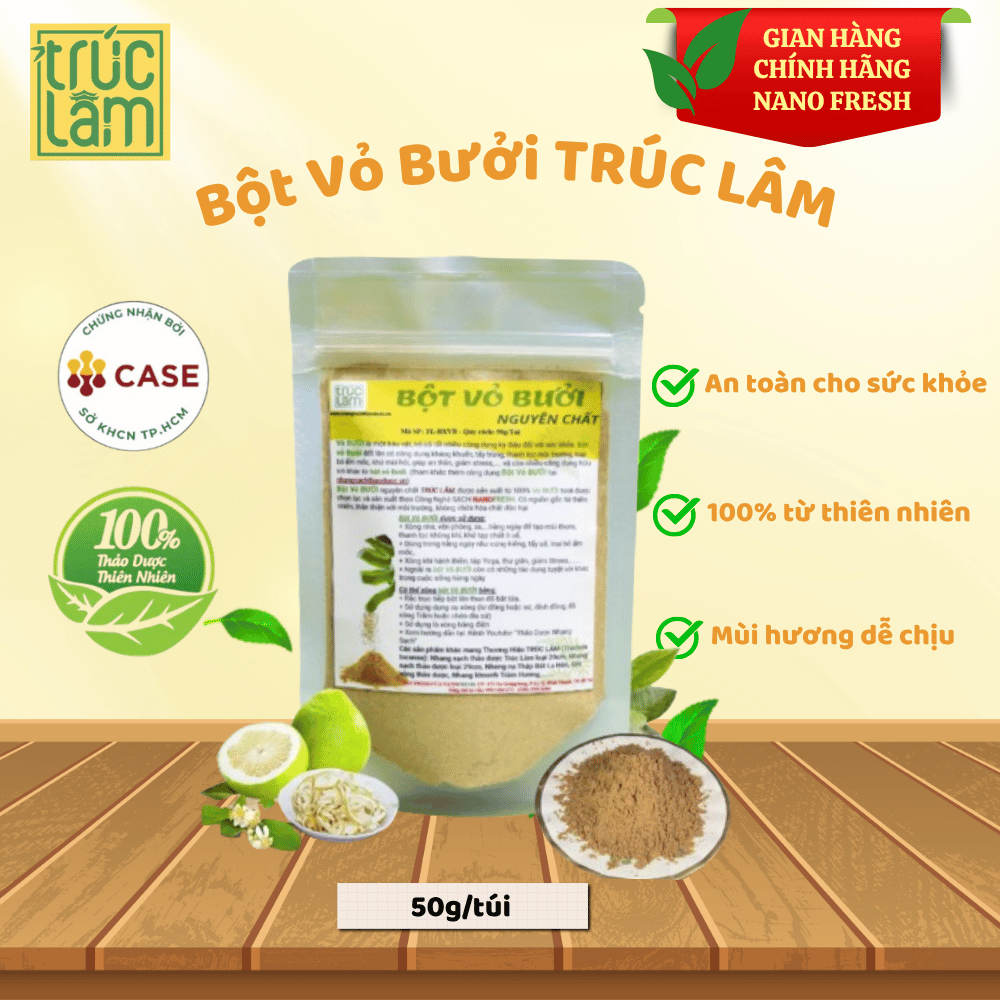 BỘT VỎ BƯỞI NGUYÊN CHẤT