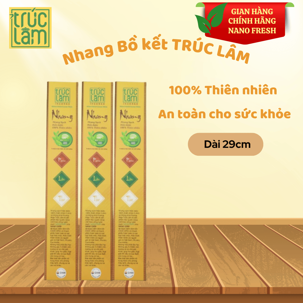 Nhang sạch thảo dược Trúc Lâm – Bồ kết